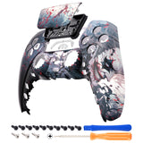 eXtremeRate Killing Clown Front Housing Shell Compatible with ps5 Controller BDM-010/020/030/040/050, DIY Replacement Shell Custom Touch Pad Cover Compatible with ps5 Controller - ZPFR013G3