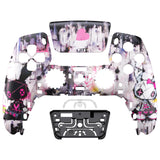 eXtremeRate Lovely Punky Bunny Front Housing Shell Compatible with ps5 Controller BDM-010/020/030/040/050, DIY Replacement Shell Custom Touch Pad Cover Compatible with ps5 Controller - ZPFR016G3