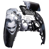 eXtremeRate The Dark Clown Front Housing Shell Compatible with ps5 Controller BDM-010/020/030/040/050, DIY Replacement Shell Custom Touch Pad Cover Compatible with ps5 Controller - ZPFR012G3