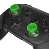 eXtremeRate Clear Light Green Replacement 3D Joystick Thumbsticks, Analog Thumb Sticks with Phillips Screwdriver for Nintendo Switch Pro Controller - KRM551