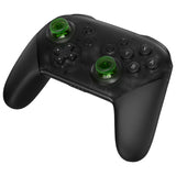 eXtremeRate Clear Green Replacement 3D Joystick Thumbsticks, Analog Thumb Sticks with Phillips Screwdriver for Nintendo Switch Pro Controller - KRM546