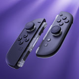 eXtremeRate Replacement 3D Joystick & Thumb Grips & Side Rail Shell Buttons for Nintendo Switch 2 JoyCon - Clear - YVENTM001