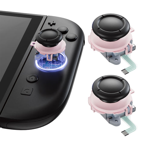 eXtremeRate Replacement 3D Joystick for Nintendo Switch 2 Joycon - Cherry Blossoms Pink - LRLNTM006
