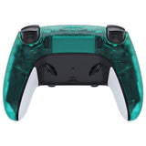 eXtremeRate Emerald Green Custom Back Housing Bottom Shell Compatible with ps5 Edge Controller, DIY Replacement Back Shell Cover Compatible with ps5 Edge Controller - DQZEGM005