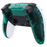 eXtremeRate Emerald Green Custom Back Housing Bottom Shell Compatible with ps5 Edge Controller, DIY Replacement Back Shell Cover Compatible with ps5 Edge Controller - DQZEGM005