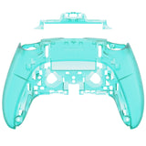 eXtremeRate Emerald Green Custom Back Housing Bottom Shell Compatible with ps5 Edge Controller, DIY Replacement Back Shell Cover Compatible with ps5 Edge Controller - DQZEGM005