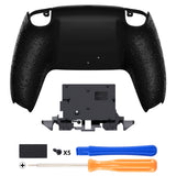 eXtremeRate Custom Back Housing Bottom Shell for PS5 Controller BDM-010/020/030/040/050/060 - Textured Black - DPFP3013G2