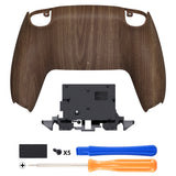eXtremeRate Custom Back Housing Bottom Shell for PS5 Controller BDM-010/020/030/040/050/060 - Wood Grain - DPFS2001G2