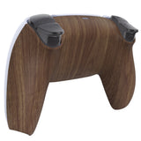 eXtremeRate Custom Back Housing Bottom Shell for PS5 Controller BDM-010/020/030/040/050/060 - Wood Grain - DPFS2001G2