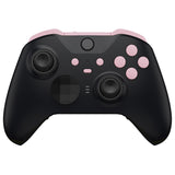 eXtremeRate Cherry Blossoms Pink Replacement Buttons for Xbox One Elite Series 2 Controller, LB RB LT RT Bumpers Triggers ABXY Start Back Sync Profile Switch Keys for Xbox One Elite V2 Controller Model 1797 and Core Model 1797 - IL133