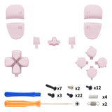 eXtremeRate Replacement D-pad R1 L1 R2 L2 Triggers Share Options Home Face Buttons Compatible with ps5 Edge Controller, Cherry Blossoms Pink Full Set Buttons Compatible with ps5 Edge Controller - JXTEGP009