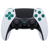 eXtremeRate Replacement D-pad R1 L1 R2 L2 Triggers Share Options Home Face Buttons Compatible with ps5 Edge Controller, Emerald Green Full Set Buttons Compatible with ps5 Edge Controller - JXTEGM005