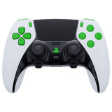 eXtremeRate Replacement D-pad R1 L1 R2 L2 Triggers Share Options Home Face Buttons Compatible with ps5 Edge Controller, Green Full Set Buttons Compatible with ps5 Edge Controller - JXTEGP011