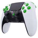 eXtremeRate Replacement D-pad R1 L1 R2 L2 Triggers Share Options Home Face Buttons Compatible with ps5 Edge Controller, Green Full Set Buttons Compatible with ps5 Edge Controller - JXTEGP011