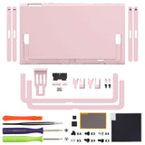 eXtremeRate Replacement DIY Rear Back Plate for Nintendo Switch 2 Handheld Console  (Without Kickstand) - Cherry Blossoms Pink - GLTNTM009