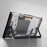eXtremeRate Replacement DIY Rear Back Plate for Nintendo Switch 2 Handheld Console  (Without Kickstand) - Clear - GLTNTM006