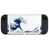 eXtremeRate Replacement DIY Rear Back Plate for Nintendo Switch 2 Handheld Console  (Without Kickstand) - The Great Wave - GLTNTT001