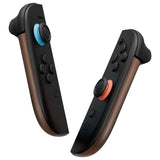 eXtremeRate Replacement Decorative Strips for Joycon 2 of Nintendo Switch 2 - Wood Grain - CULNTS001