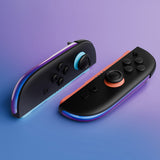 eXtremeRate Replacement Decorative Strips for Joycon 2 of Nintendo Switch 2 - Chameleon Purple Blue - CULNTP001