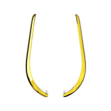 eXtremeRate Replacement Decorative Strips for Joycon 2 of Nintendo Switch 2 - Chrome Gold - CULNTD001