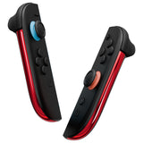 eXtremeRate Replacement Decorative Strips for Joycon 2 of Nintendo Switch 2 - Chrome Red - CULNTD003