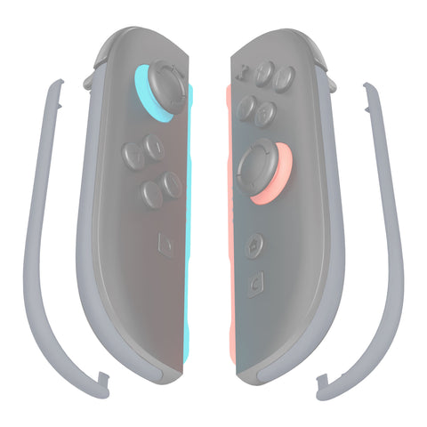eXtremeRate Replacement Decorative Strips for Joycon 2 of Nintendo Switch 2 - New Hope Gray - CULNTM011
