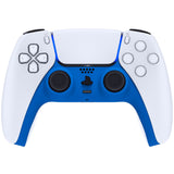 eXtremeRate Blue Decorative Trim Shell Compatible with ps5 Controller, DIY Replacement Clip Shell, Custom Plates Cover Compatible with ps5 Controller w/ Accent Rings - GPFP3005