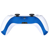 eXtremeRate Blue Decorative Trim Shell Compatible with ps5 Controller, DIY Replacement Clip Shell, Custom Plates Cover Compatible with ps5 Controller w/ Accent Rings - GPFP3005