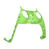 eXtremeRate Clear Green Decorative Trim Shell for PS5 Controller, DIY Replacement Clip Shell for PS5 Controller, Custom Plates Cover for PS5 Controller w/ Accent Rings - GPFM5003