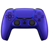 eXtremeRate Cobalt Blue Decorative Trim Shell Compatible with ps5 Controller, DIY Replacement Clip Shell, Custom Plates Cover Compatible with ps5 Controller w/ Accent Rings - GPFP3039