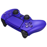 eXtremeRate Cobalt Blue Decorative Trim Shell Compatible with ps5 Controller, DIY Replacement Clip Shell, Custom Plates Cover Compatible with ps5 Controller w/ Accent Rings - GPFP3039