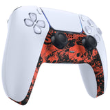 eXtremeRate Demons and Monsters Patterned Decorative Trim Shell Compatible with ps5 Controller, DIY Replacement Clip Shell, Custom Plates Cover Compatible with ps5 Controller with Accent Rings - GPFS2006