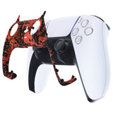 eXtremeRate Demons and Monsters Patterned Decorative Trim Shell Compatible with ps5 Controller, DIY Replacement Clip Shell, Custom Plates Cover Compatible with ps5 Controller with Accent Rings - GPFS2006