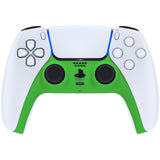 eXtremeRate Green Decorative Trim Shell Compatible with ps5 Controller, DIY Replacement Clip Shell, Custom Plates Cover Compatible with ps5 Controller w/ Accent Rings - GPFP3006