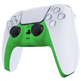 eXtremeRate Green Decorative Trim Shell Compatible with ps5 Controller, DIY Replacement Clip Shell, Custom Plates Cover Compatible with ps5 Controller w/ Accent Rings - GPFP3006