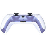 eXtremeRate Metallic Snowstorm Mauve Decorative Trim Shell Compatible with ps5 Controller, DIY Replacement Clip Shell, Custom Plates Cover Compatible with ps5 Controller w/ Accent Rings - GPFP3021