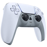 eXtremeRate New Hope Gray Decorative Trim Shell Compatible with ps5 Controller, DIY Replacement Clip Shell, Custom Plates Cover Compatible with ps5 Controller w/ Accent Rings - GPFP3037