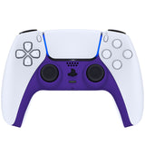 eXtremeRate Purple Decorative Trim Shell Compatible with ps5 Controller, DIY Replacement Clip Shell, Custom Plates Cover Compatible with ps5 Controller w/ Accent Rings - GPFP3007