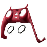 eXtremeRate Volcanic Red Decorative Trim Shell Compatible with ps5 Controller, DIY Replacement Clip Shell, Custom Plates Cover Compatible with ps5 Controller w/ Accent Rings - GPFP3038