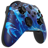 eXtremeRate Aqua Magic Replacement Part Faceplate, Housing Shell Case for Xbox Series S & Xbox Series X Controller Accessories - Controller NOT Included - FX3T207