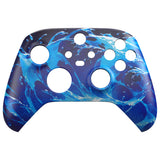 eXtremeRate Aqua Magic Replacement Part Faceplate, Housing Shell Case for Xbox Series S & Xbox Series X Controller Accessories - Controller NOT Included - FX3T207
