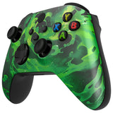 eXtremeRate Corrosion Magic Replacement Part Faceplate, Housing Shell Case for Xbox Series S & Xbox Series X Controller Accessories - Controller NOT Included - FX3T210