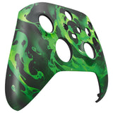 eXtremeRate Corrosion Magic Replacement Part Faceplate, Housing Shell Case for Xbox Series S & Xbox Series X Controller Accessories - Controller NOT Included - FX3T210