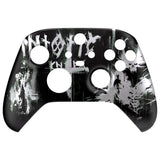 eXtremeRate Darkness Falls Replacement Part Faceplate, Front Housing Shell Case for Xbox Series S & Xbox Series X Controller Accessories - Controller NOT Included - FX3R020