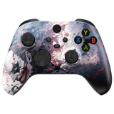 eXtremeRate Killing Clown Replacement Part Faceplate, Soft Touch Grip Housing Shell Case for Xbox Series S & Xbox Series X Controller Accessories - Controller NOT Included - FX3R015