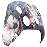 eXtremeRate Killing Clown Replacement Part Faceplate, Soft Touch Grip Housing Shell Case for Xbox Series S & Xbox Series X Controller Accessories - Controller NOT Included - FX3R015