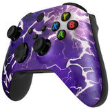 eXtremeRate Thunder Magic Replacement Part Faceplate, Housing Shell Case for Xbox Series S & Xbox Series X Controller Accessories - Controller NOT Included - FX3T208