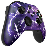 eXtremeRate Thunder Magic Replacement Part Faceplate, Housing Shell Case for Xbox Series S & Xbox Series X Controller Accessories - Controller NOT Included - FX3T208