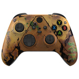 eXtremeRate Waste Land Replacement Part Faceplate, Front Housing Shell Case for Xbox Series S & Xbox Series X Controller Accessories - Controller NOT Included - FX3R039