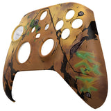 eXtremeRate Waste Land Replacement Part Faceplate, Front Housing Shell Case for Xbox Series S & Xbox Series X Controller Accessories - Controller NOT Included - FX3R039